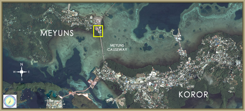 Map of Koror & Meyuns